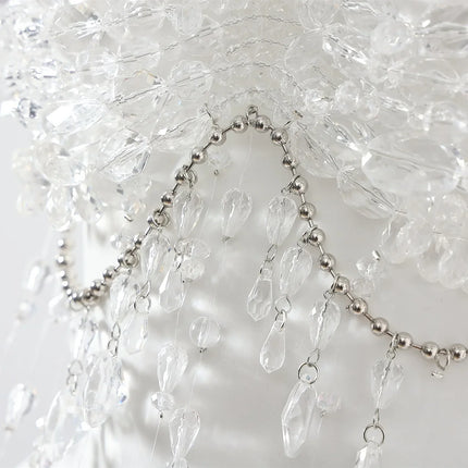 Handmade Bead Fashion Casual Neck Hanging Strap Diamond Spicy Girl Body Chain Tassel