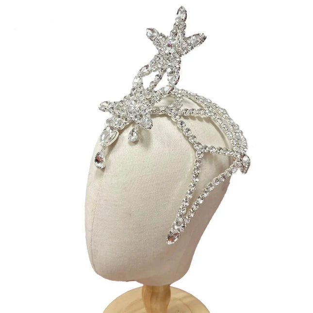 Rhinestone Star Showgirl Headpiece