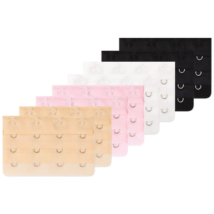 Soft Elastic Bra Extender Strap Sets (2, 3, & 4 Hook Options)