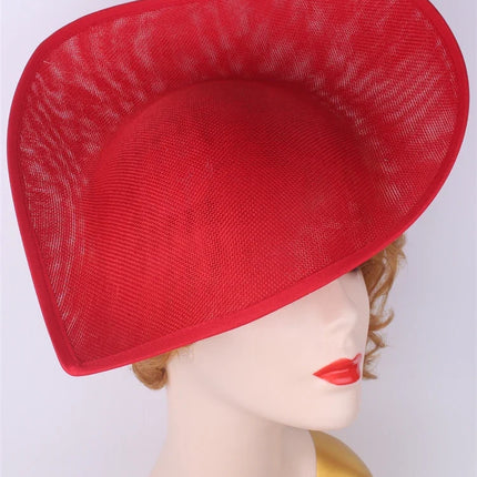 30cm Teardrop Sinamay Fascinator Base DIY Millinery Headpiece Cocktail Hat Mold