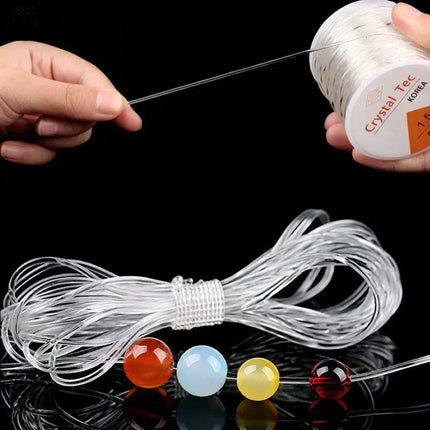 Strong Clear Elastic Stretch Jewelry Cord for Beading & Crafting