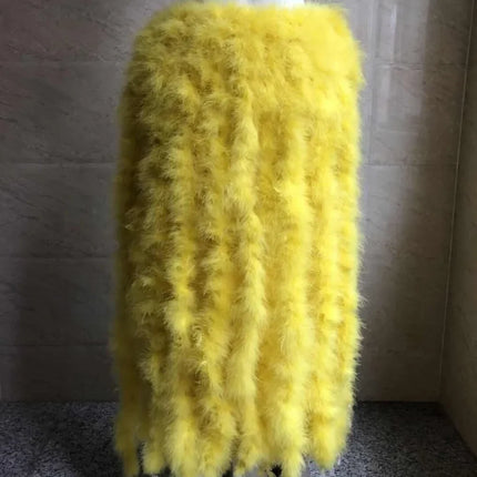 Long Feather Bustle Skirt Costume Accessory