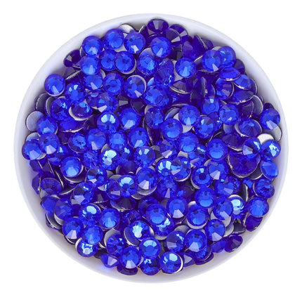 SS3-SS60 Blue Series Non-Hotfix High Quality Glass Flatback Rhinestones