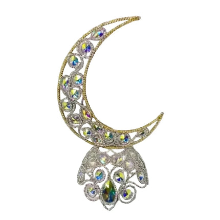 Rhinestone Moon Headpiece