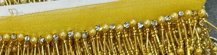 Glass Pearl & Bead Tassel Fringe (5 Yards)