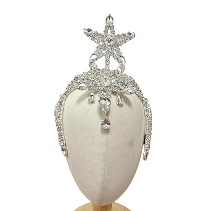 Rhinestone Star Showgirl Headpiece