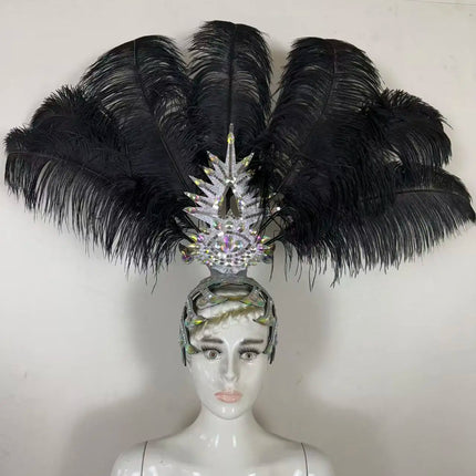 The Stardust Dionysia – Carnival & Samba Feathered Masque Ball Crown