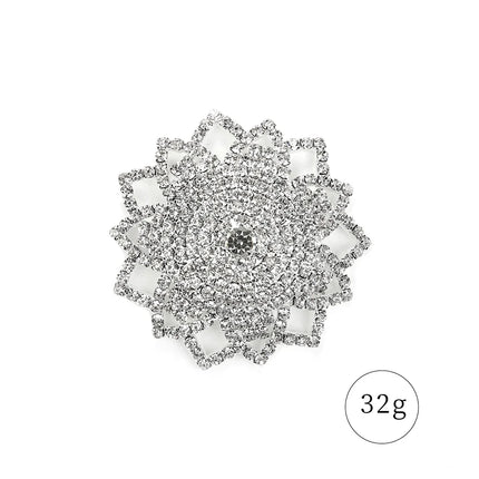 Sparkly Rhinestone Ornate Starburst Reusable Nipple Pasties Self-Adhesive Breast Covers
