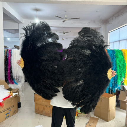 100CM Ostrich Feather Fans