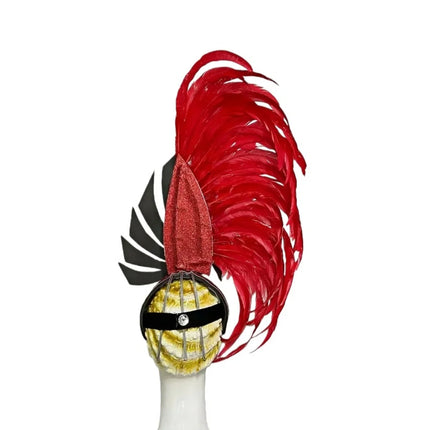 The Stardust Empress Dionysia – White Feather Carnival & Masque Ball Headdress