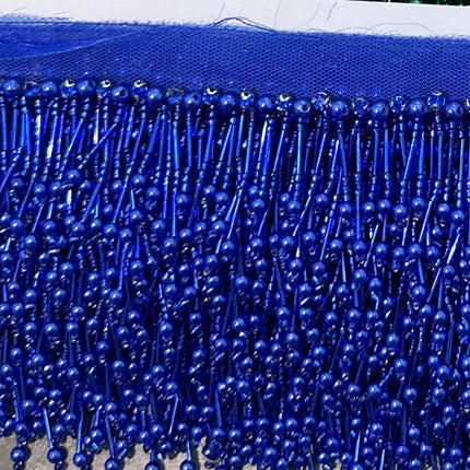 Glass Pearl & Bead Tassel Fringe (5 Yards)