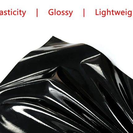 High-Waist Patent Leather Garter Belt High-Gloss Liquid Elastic Suspender Belt