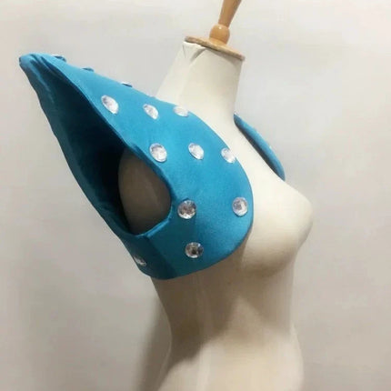 Avant-Garde Showgirl Shoulder Armor Vest – Carnival Stage & Performance Collar Piece