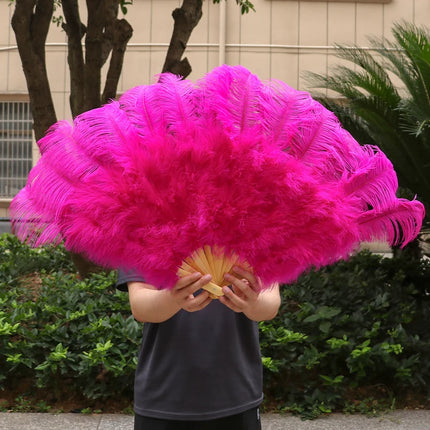 90CM Ostrich Feather Fans