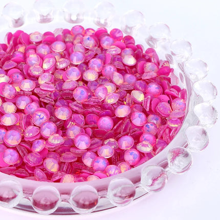 SS6-SS30 Mocha Opal Coral Reef Flatback Glass Non-Hotfix Rhinestones