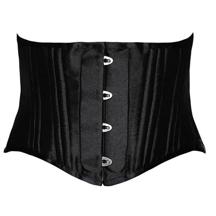 24 Steel Bone Underbust Corset Heavy Duty Waist Trainer Cincher Bustier