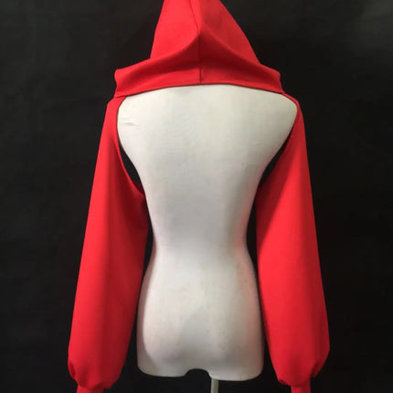 The Stardust Kinetic Cyber Hoodie – Cropped Gogo & Streetwear Dance Top