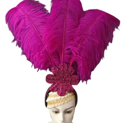 The Stardust Flora Cabaret Crown – Five-Flower Rhinestone Headdress