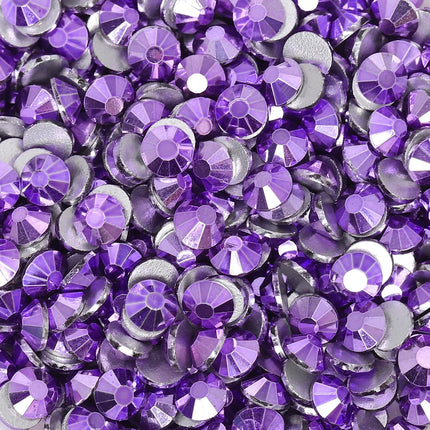 SS6-SS30 Top Quality Metallic Non-Hotfix Flatback Glass Rhinestones
