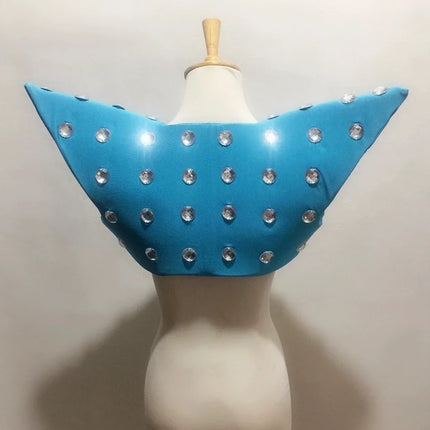 Avant-Garde Showgirl Shoulder Armor Vest – Carnival Stage & Performance Collar Piece