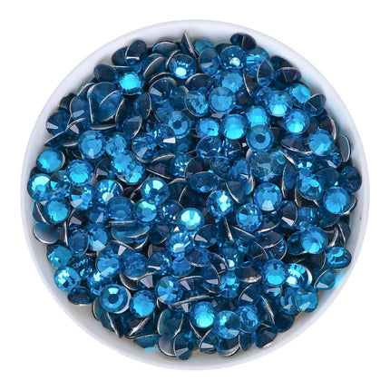 SS3-SS60 Blue Series Non-Hotfix High Quality Glass Flatback Rhinestones