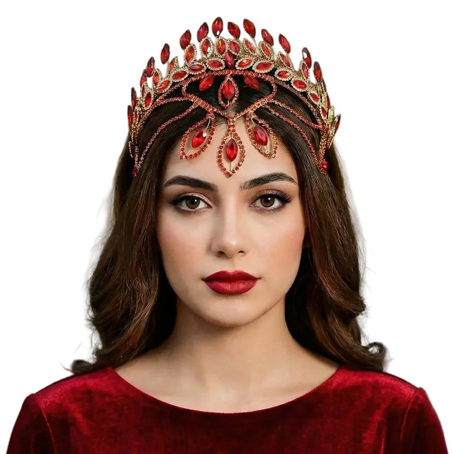 Majestic Rhinestone Headpiece