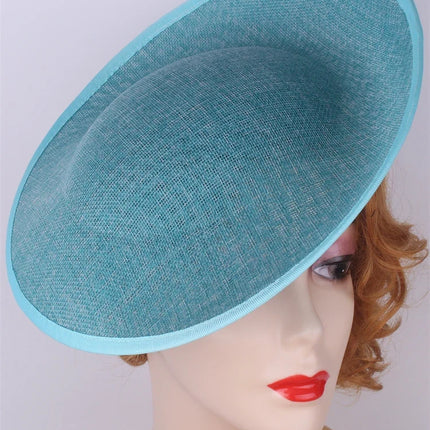30cm Round Sinamay Fascinator Base DIY Millinery Headpiece Hat Making Blank