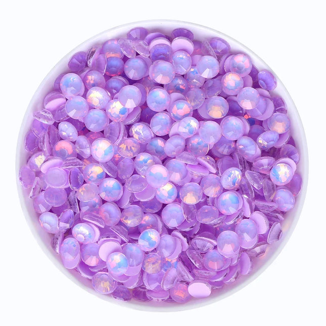 SS6-SS30 Mocha Opal Coral Reef Flatback Glass Non-Hotfix Rhinestones