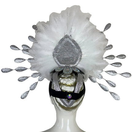 The Stardust Dionysia – Silver Starburst Carnival & Masque Ball Headdress