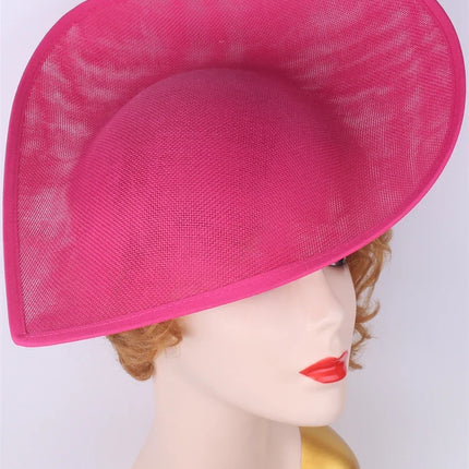 30cm Teardrop Sinamay Fascinator Base DIY Millinery Headpiece Cocktail Hat Mold