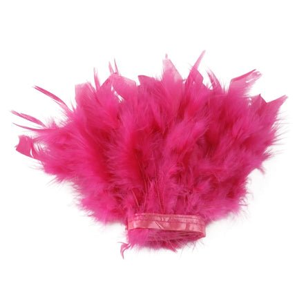 Multicolor Turkey Feather Trim Fringe Fluffy Ribbon