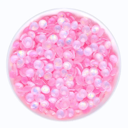 SS6-SS30 Mocha Opal Coral Reef Flatback Glass Non-Hotfix Rhinestones