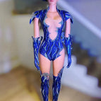 blue 4 PCS SET / S
