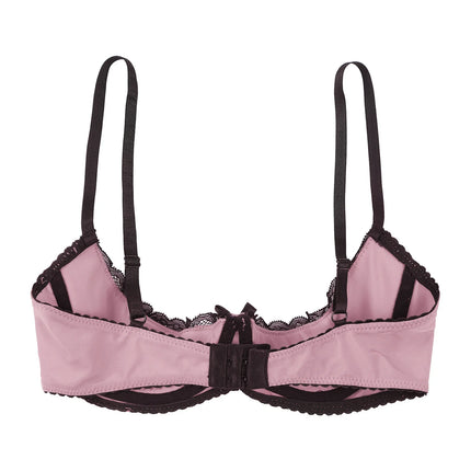 Lace Underwire Half-Cup Balconette Bra