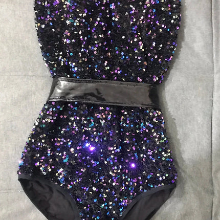 The Stardust Dynasty Sequin Bodysuit – Luxury Structured Stage Leotard