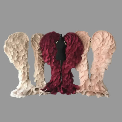 The Stardust Empress Royale – Deluxe Ostrich Feather Angel Wings Stage Performance Prop