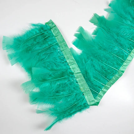 Professional Turkey Feather Fringe Trim 10-15cm