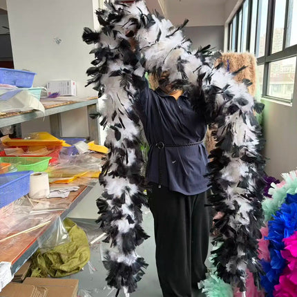Fluffy Turkey Feather Performance Boa (2 Meters)