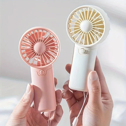 Ultra-Quiet Portable Handheld & Desktop Personal Fan