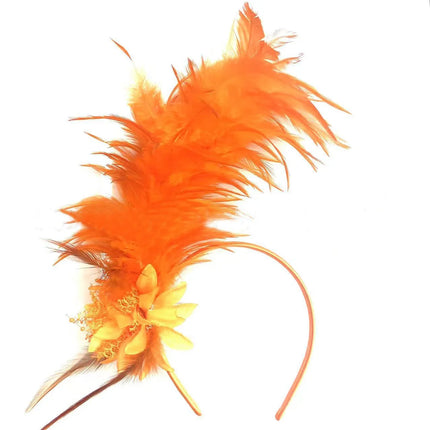 Ostrich Feather Fascinator Headband
