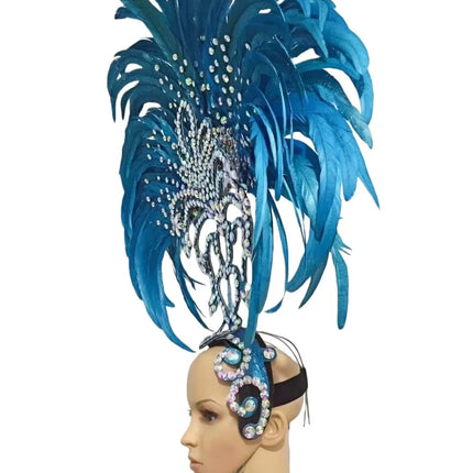 The Stardust Luminary Crown – Lavender & Multi-Tone Samba Carnival Headdress