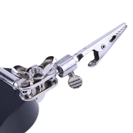 LED Magnifying Glass Auxiliary Clip & Soldering Stand Tool