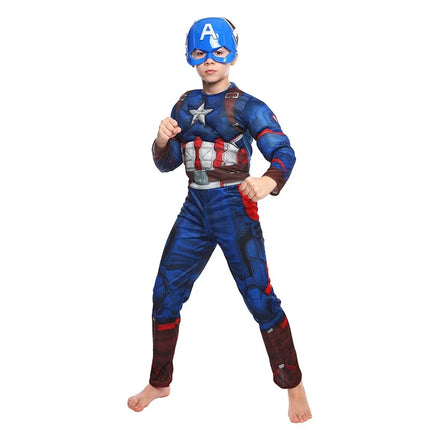 Marvel Superhero Spider Man Captain America Iron Man Thor Hulk Cosplay Costume