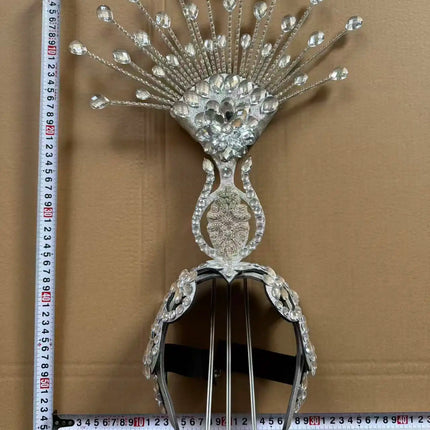 The Stardust Aurora – Premium Feathered Samba Carnival Headdress