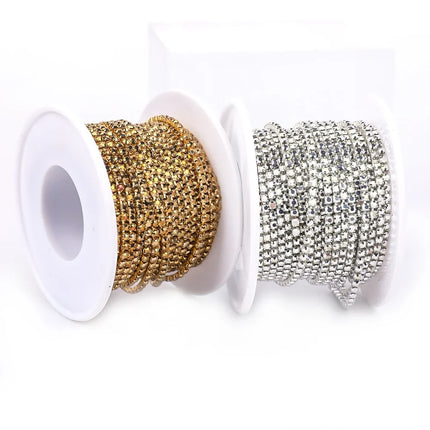 The Stardust Luminary Opal – Premium Opal & Porcelain Glass Rhinestone Cup Chain Trim
