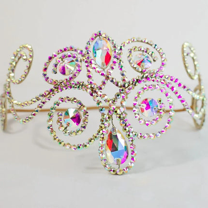 Rhinestone Headpiece Chain Tiara Jewelry
