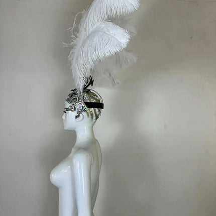The Stardust Dionysia – Carnival & Samba Feathered Masque Ball Crown