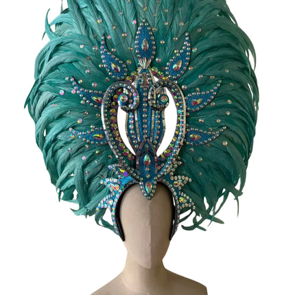 The Stardust Copacabana Feather Crown – Samba Parade Headdress