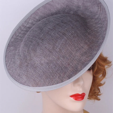 30cm Round Sinamay Fascinator Base DIY Millinery Headpiece Hat Making Blank