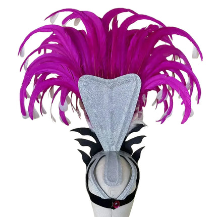 The Stardust Luminary Crown – Pink & Lavender Samba Carnival Headdress